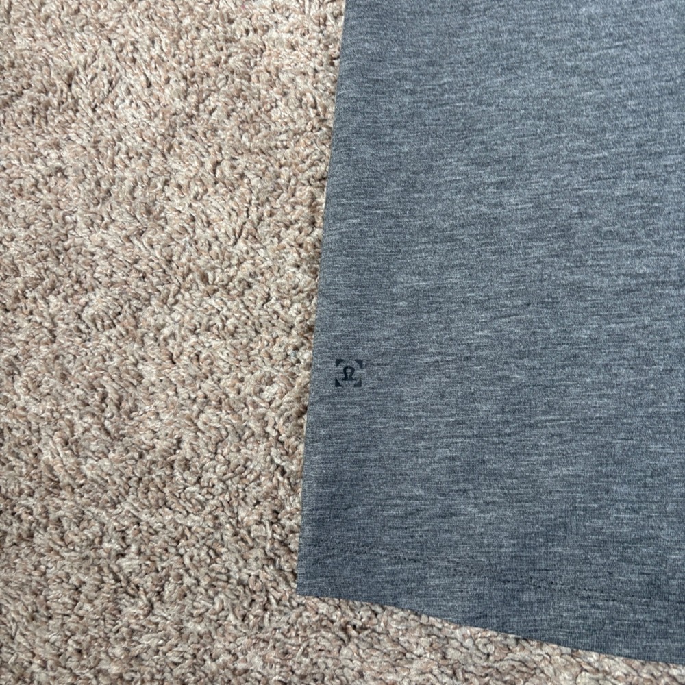 Lululemon Mens Evolution Polo Shirt Heathered Grey Short Sleeve Size XL - Picture 7 of 8